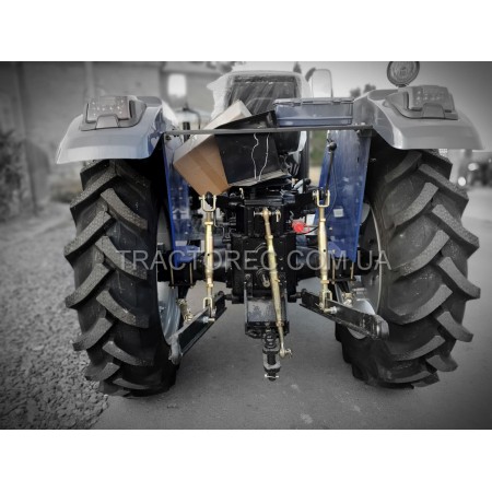 Трактор БУЛАТ Т-454 XLux, 4Х4,  4х циліндровий, повнопривідний, 45 сильний, гідпропідсилювач, блок коліс, шини 7.5-20, 12.4-28, Синтай 454 LUX